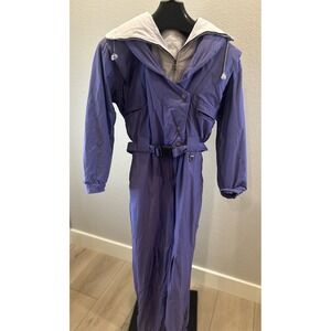 Vintage Bogner Women's Ski Suit Size 10 Purple EUC One Piece Ski Suit